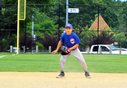 third baseman in field